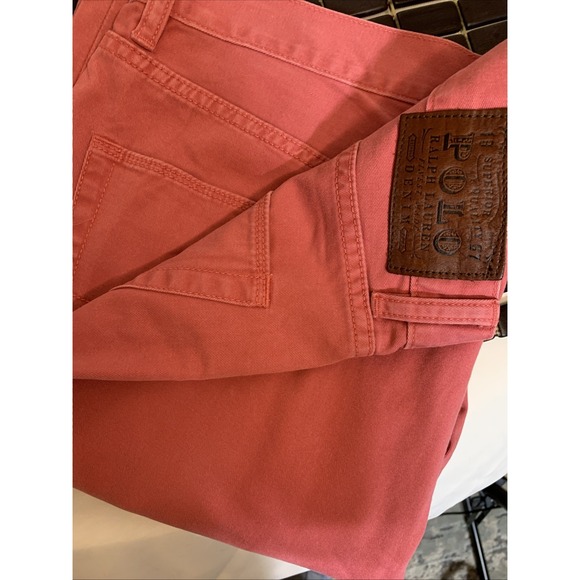 Polo Ralph Lauren Other - Polo Ralph Lauren Pants Mens 34x34 Salmon Chino Khaki Denim Straight Leg NWT Pon